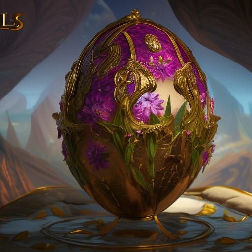 Based on Lilies of the Valley Faberge egg