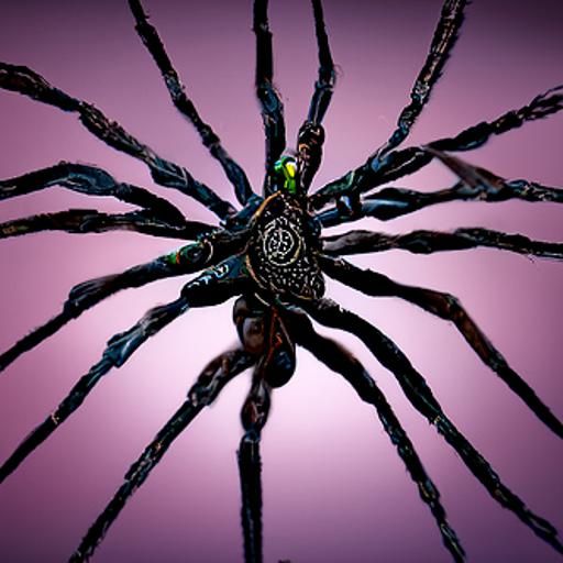 Celtic Tree of Life Spider in Digital Art