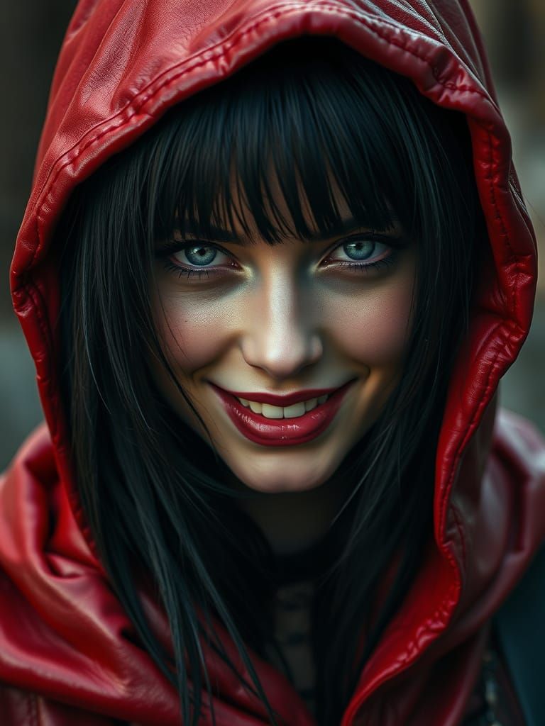 Seductive Post-apocalyptic Warrior in Airbrush Paint