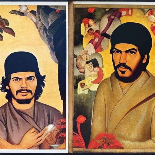 Che Guevara in Surreal Candy Worlds by Rublev & Rivera