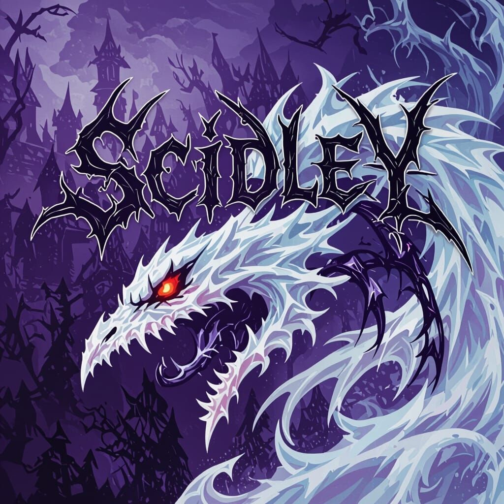Scidley Rott: Black Metal Band Logo