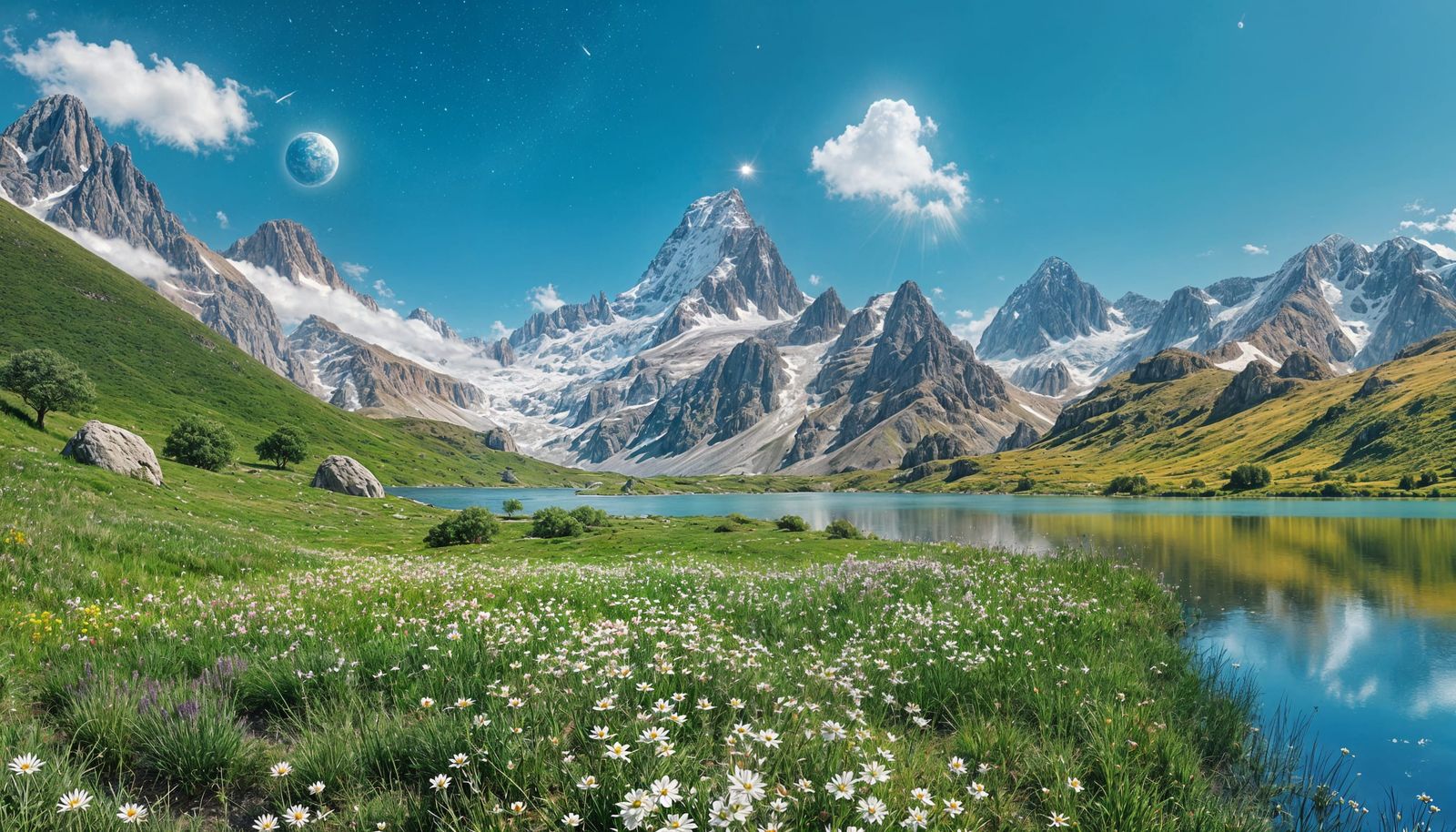 Peaceful Landscape on a Pleiadian Planet