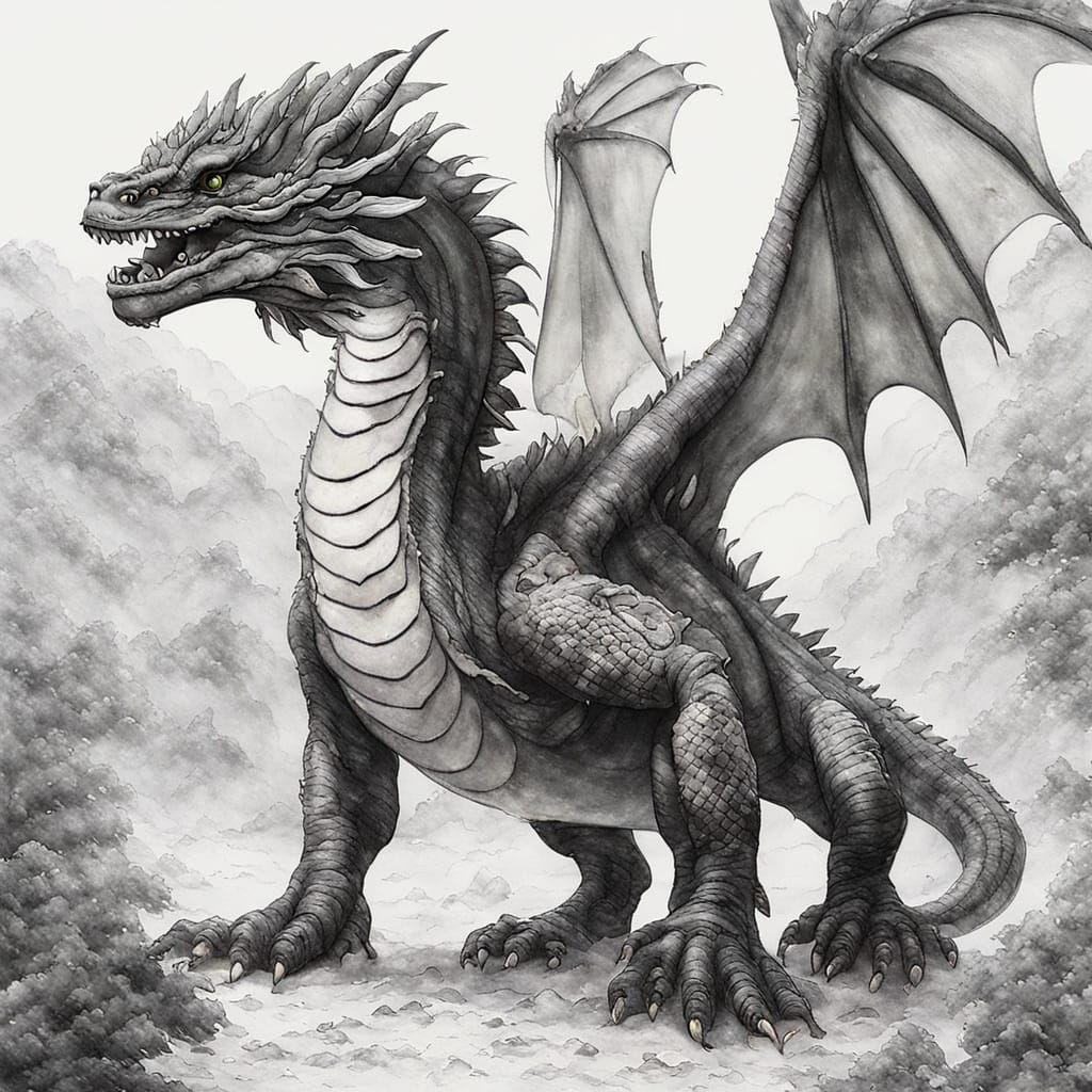 Earth Dragon Holding the World