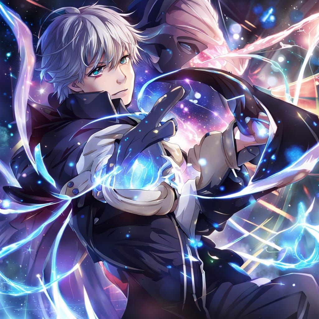 Anime Portrait of a Male Reality Warper