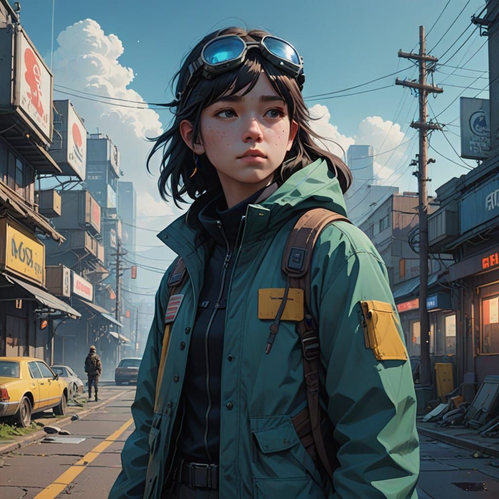 Epic Cyberpunk Cityscape in Vibrant 3D Animation