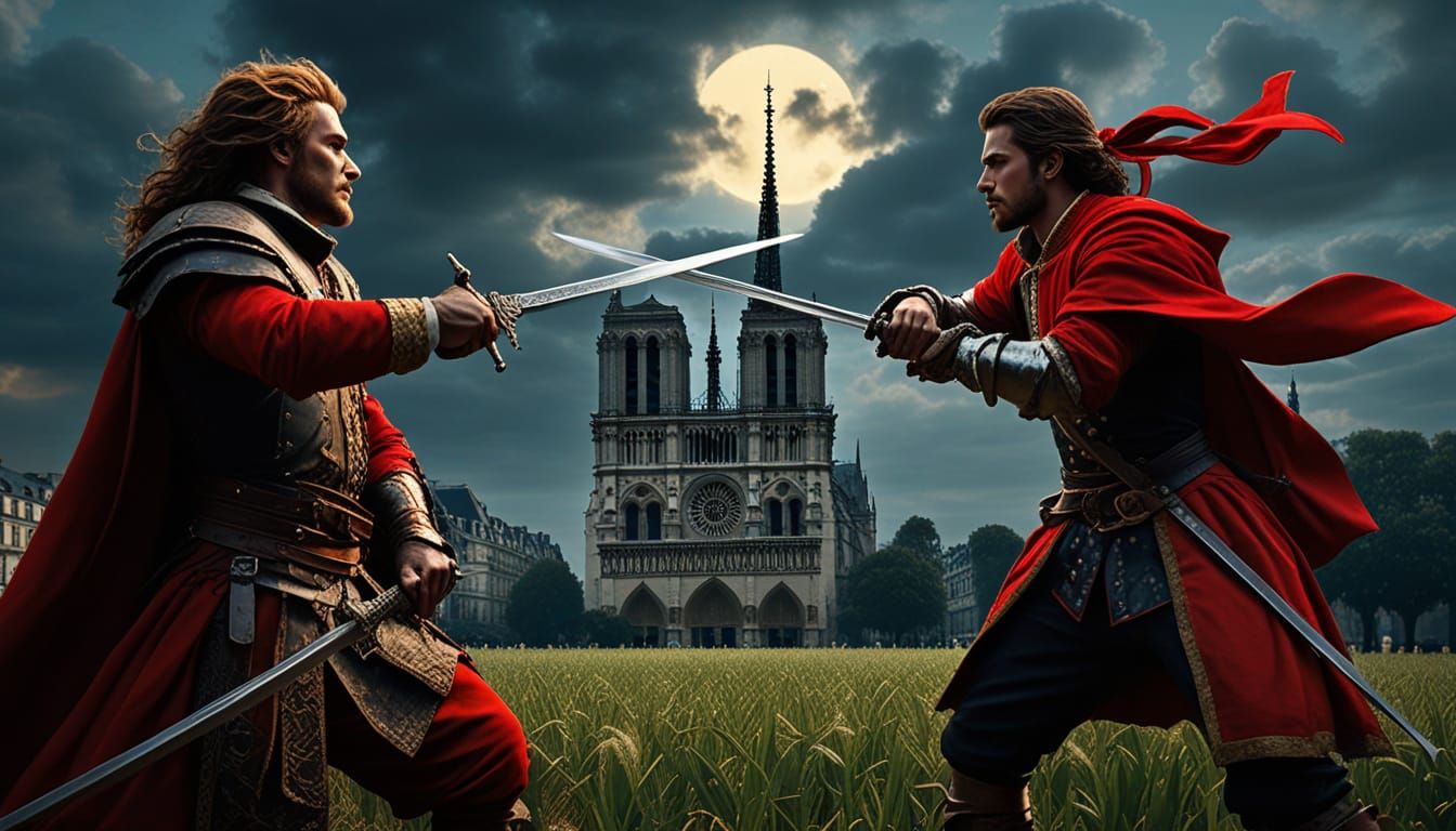 Renaissance-Inspired Duel by Moonlight in 16th Century Paris