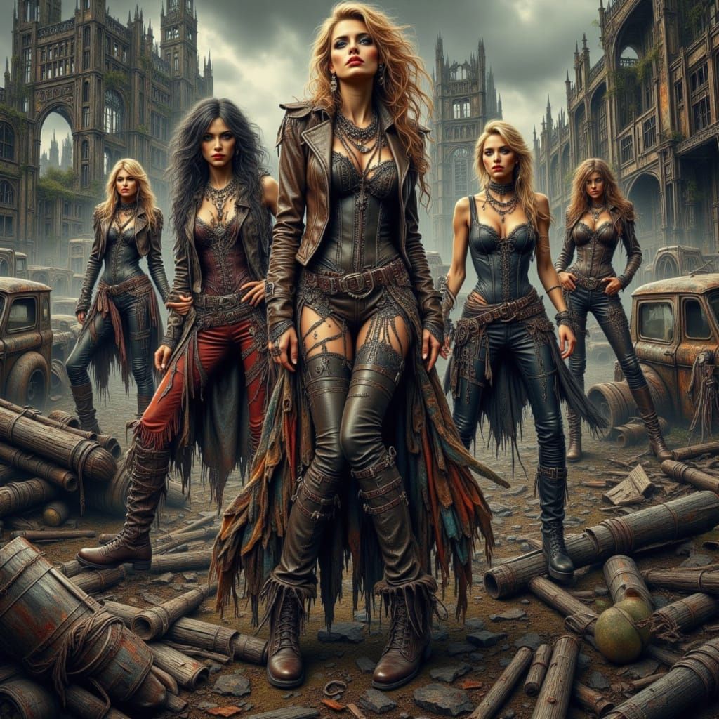 Bangles as Post-Apocalyptic Sirens in Ruined Bar