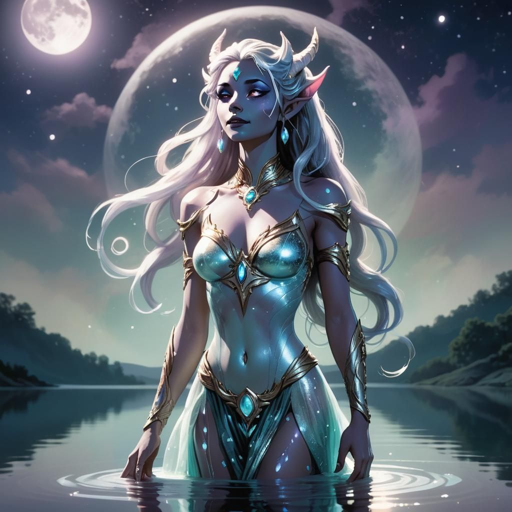 Lunara, Goddess of Illusions - Silverlight Weaver