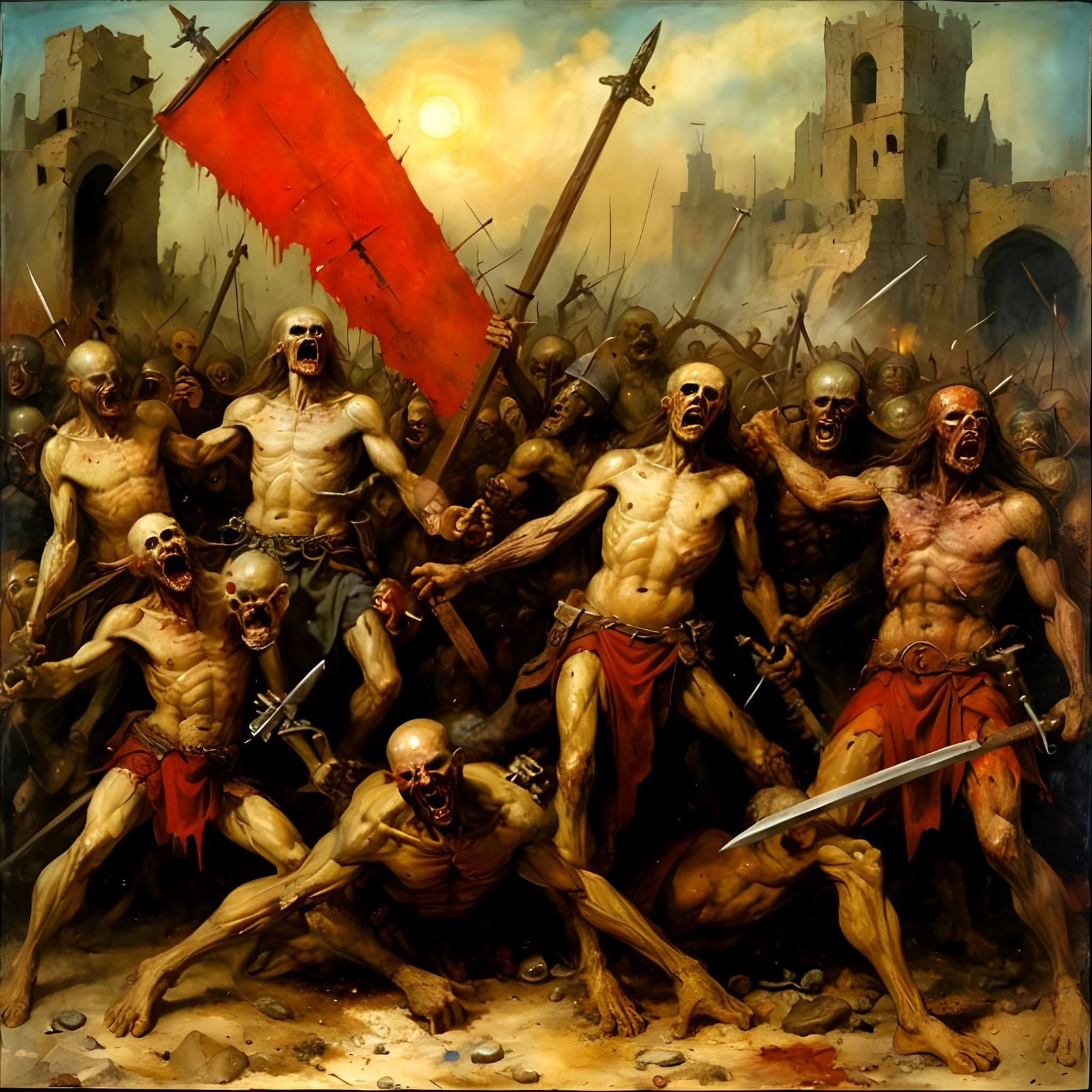 Carthage Mercenary War: A Grimdark Battle Scene