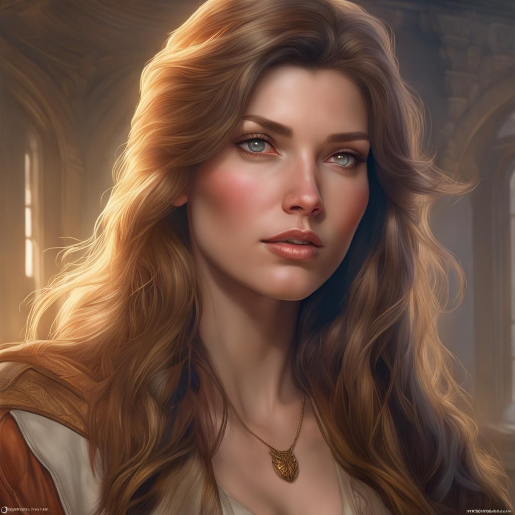 Photorealistic Portrait of a Beautiful Woman