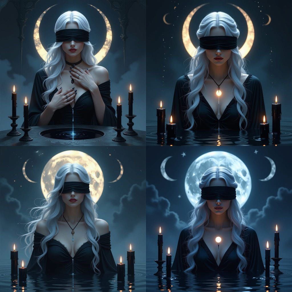 Goddess of Loss Loryss in Dark Fantasy Style