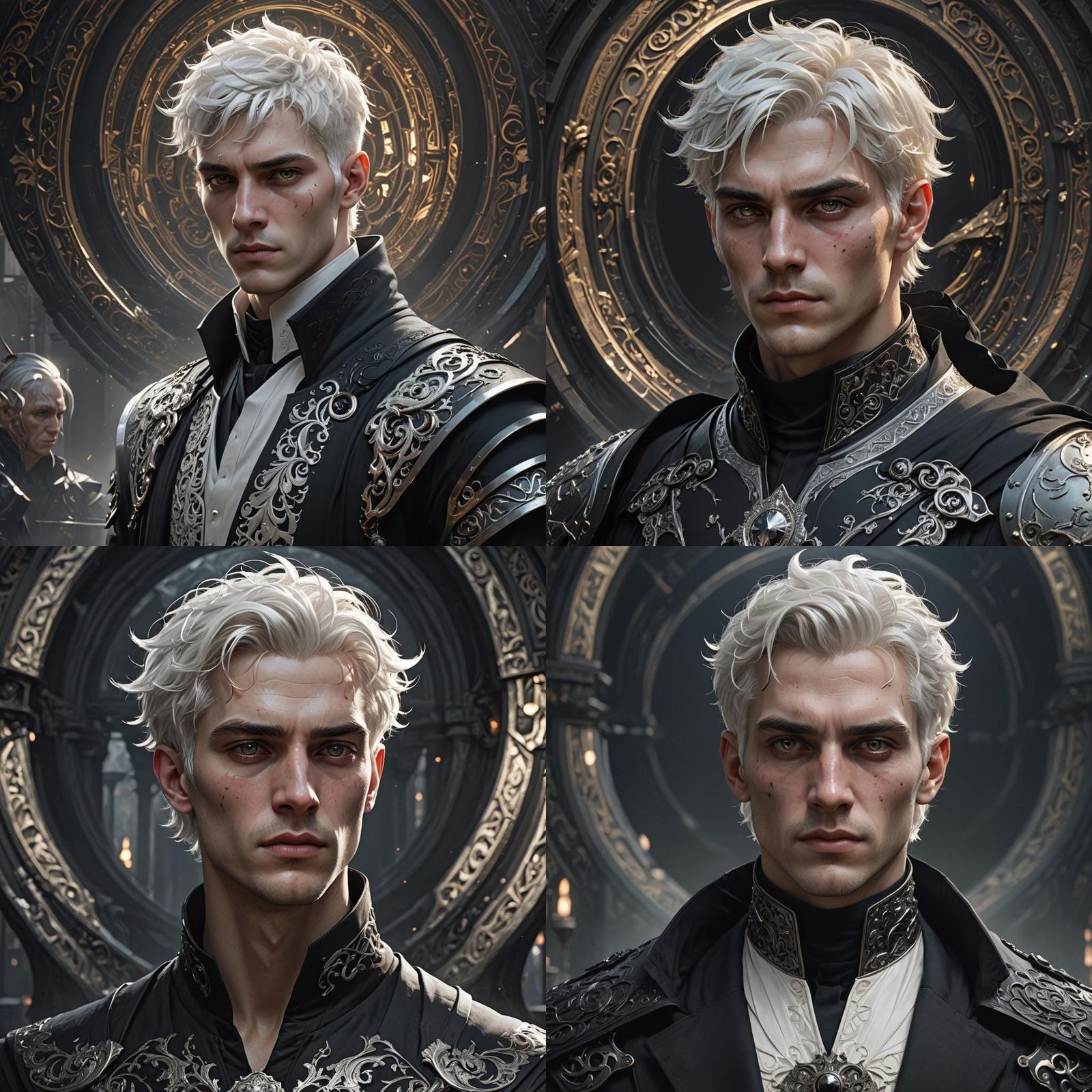 Hyperdetailed Dark Fantasy Portrait with Dynamic Lighting