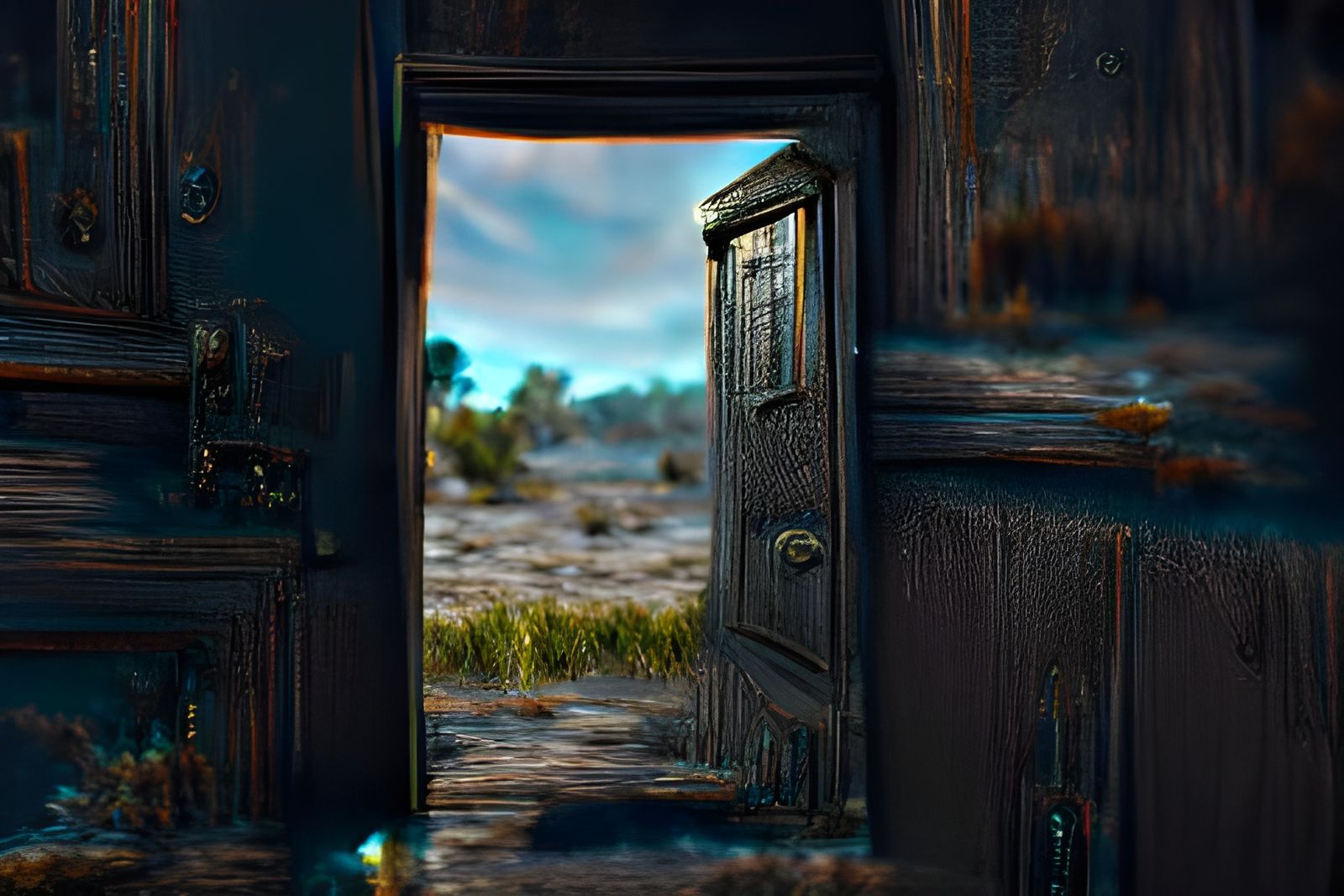 Surreal Portal to Another Dimension in 8K