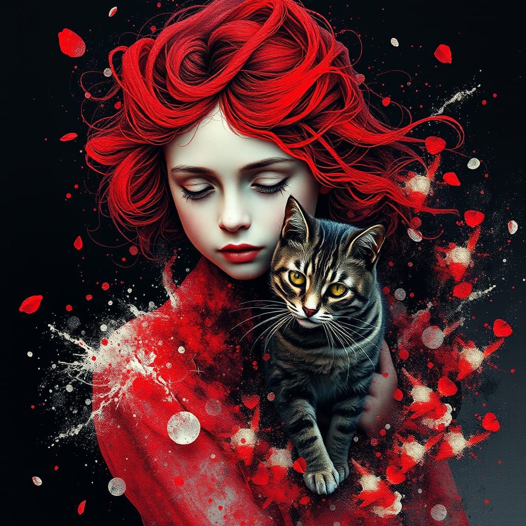 Sandstorm Dancers in Dark Fantasy Art