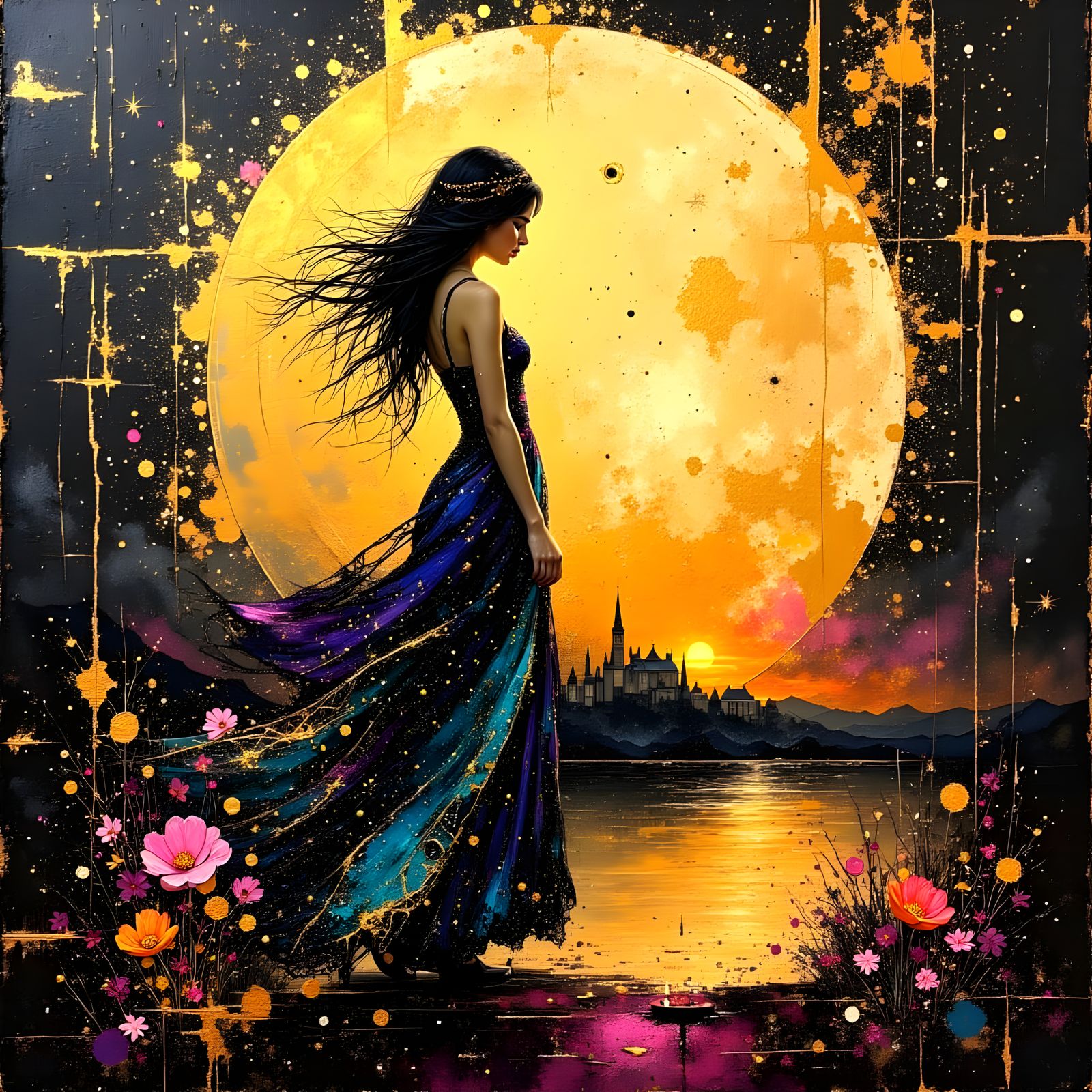 Gypsy Celebration Under a Golden Harvest Moon