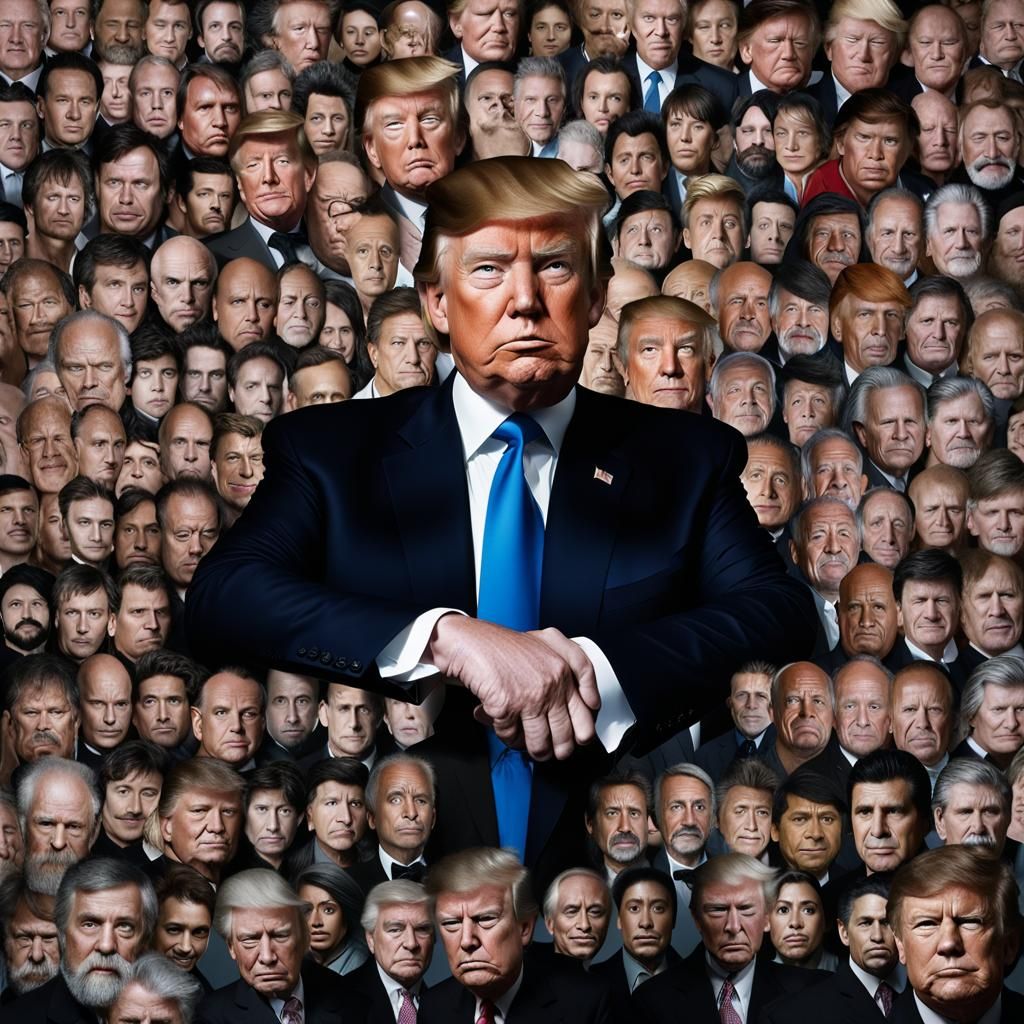 Donald Trump Professional Portrait Photography Close-Up