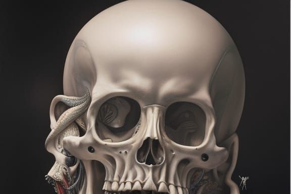 insane undead clown insane clown Old man / skull / eyes / bone / face