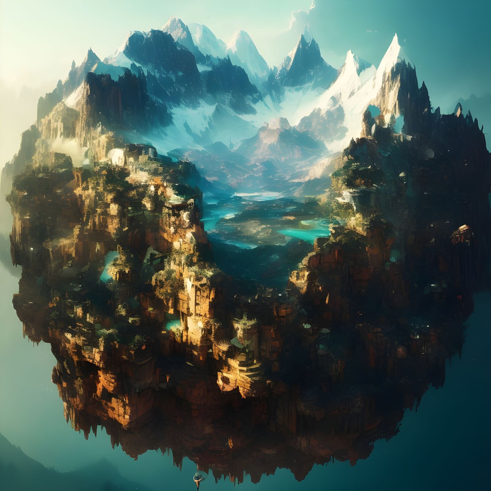 secluded mountain glory