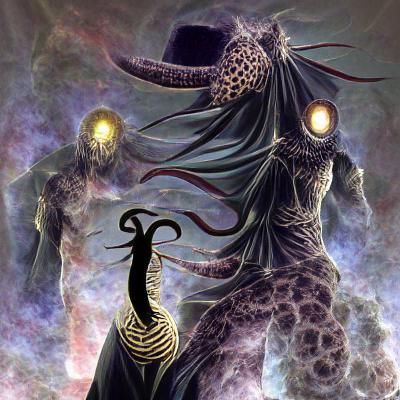 Abstract AI Interpretation of Nyarlathotep