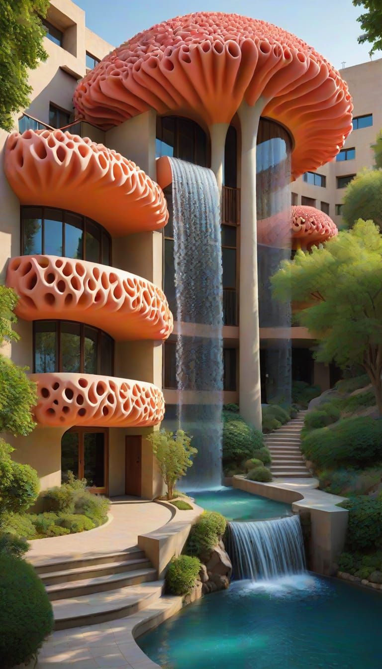 Coral-inspired architecture