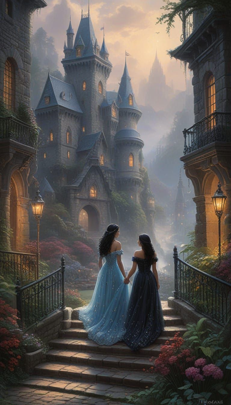 Ethereal Fantasy Queen and Royal Family Departure