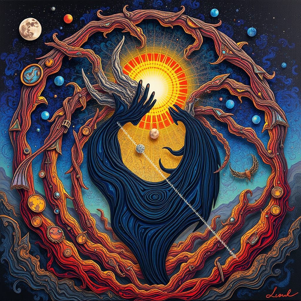 Trapped in Limbo Moebius contrasting colors deep color detai...