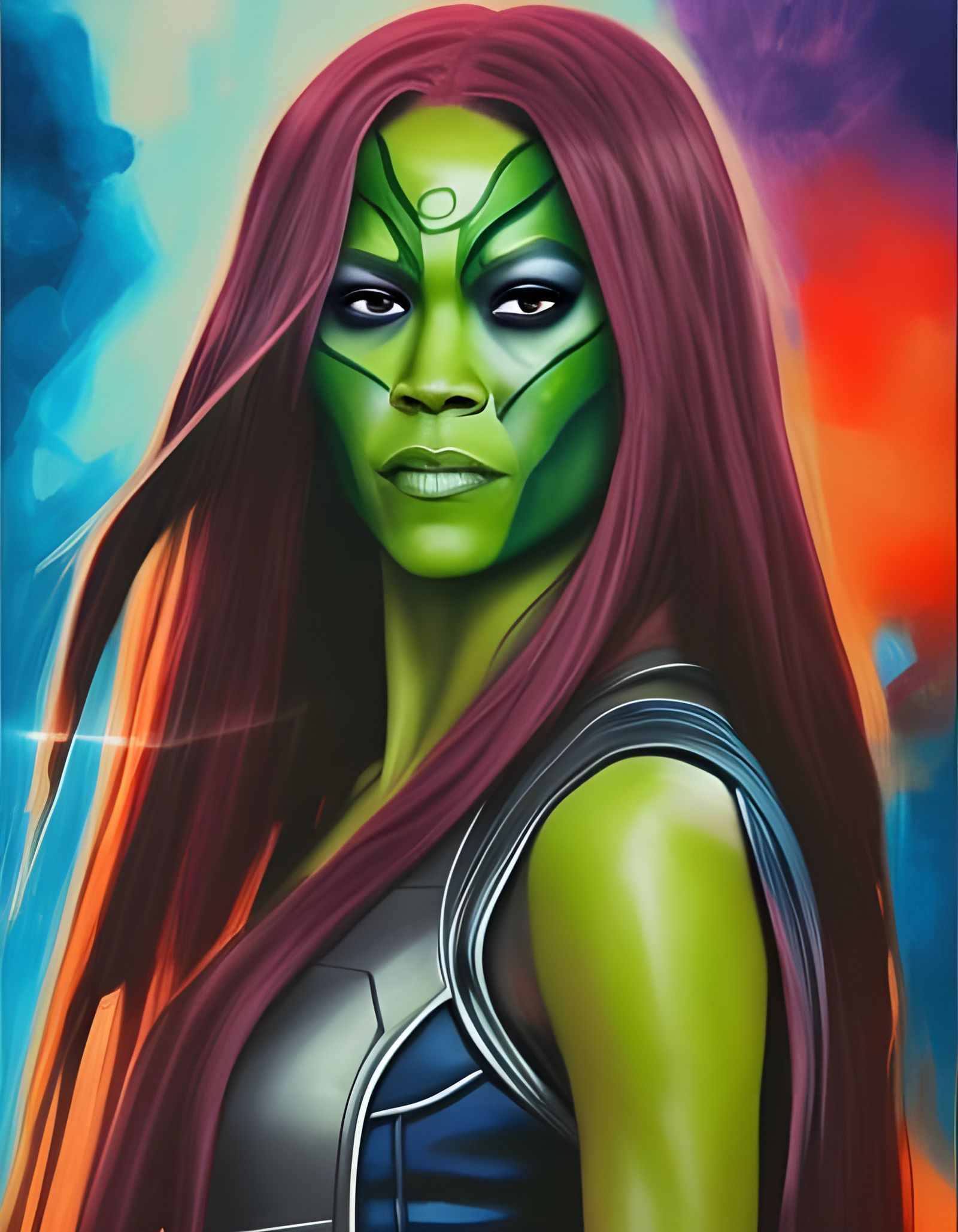 Gamora: Graffiti Art from Guardians of the Galaxy