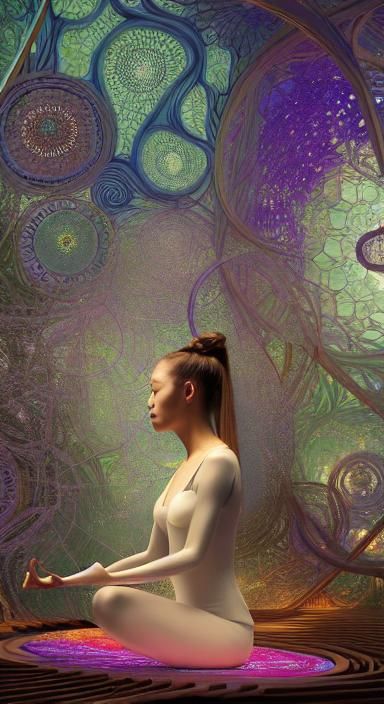 Surreal Poem Composition in Starship, Oil on Ceramic