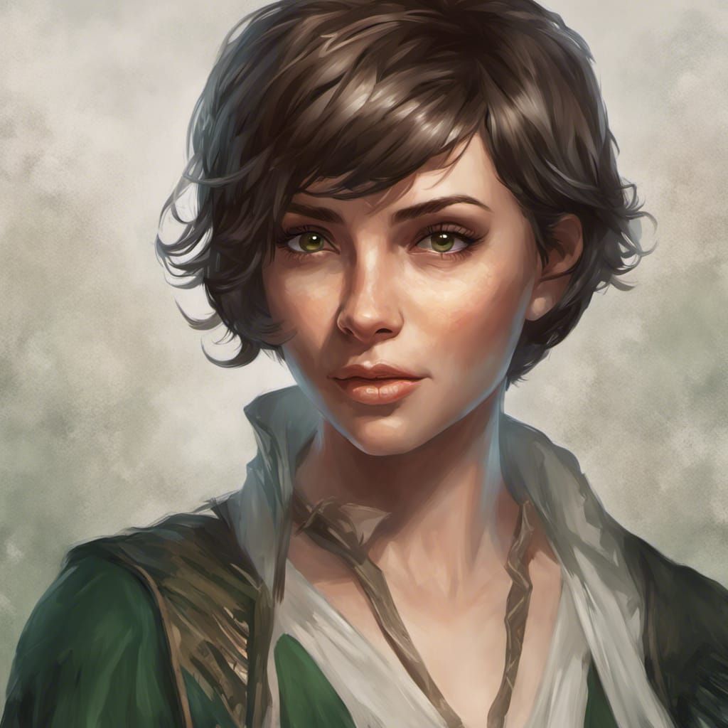 Detailed Portrait of Slytherin Student in Artgerm Style