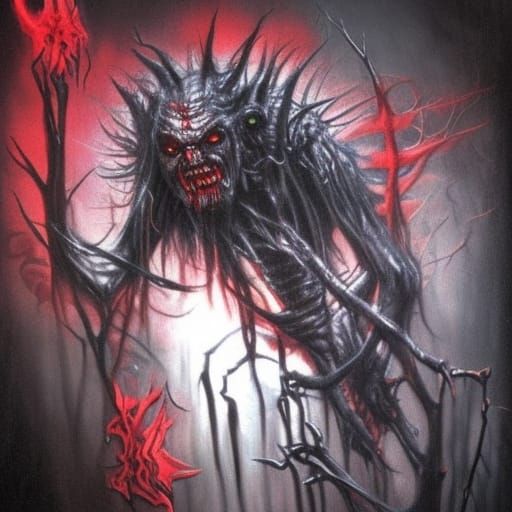 Demonic Vampire Daycare: Dark Gothic Horror Concept Art