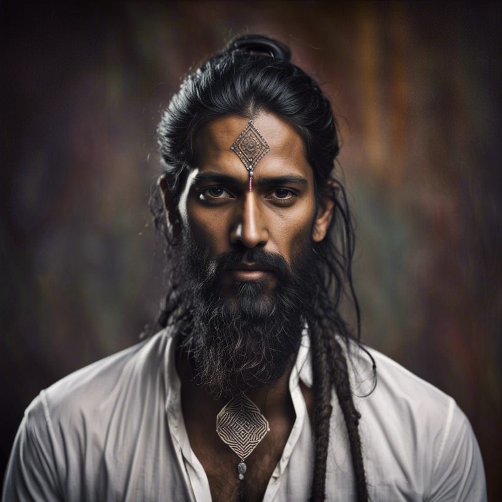 Soulful Portrait of a North Indian Man