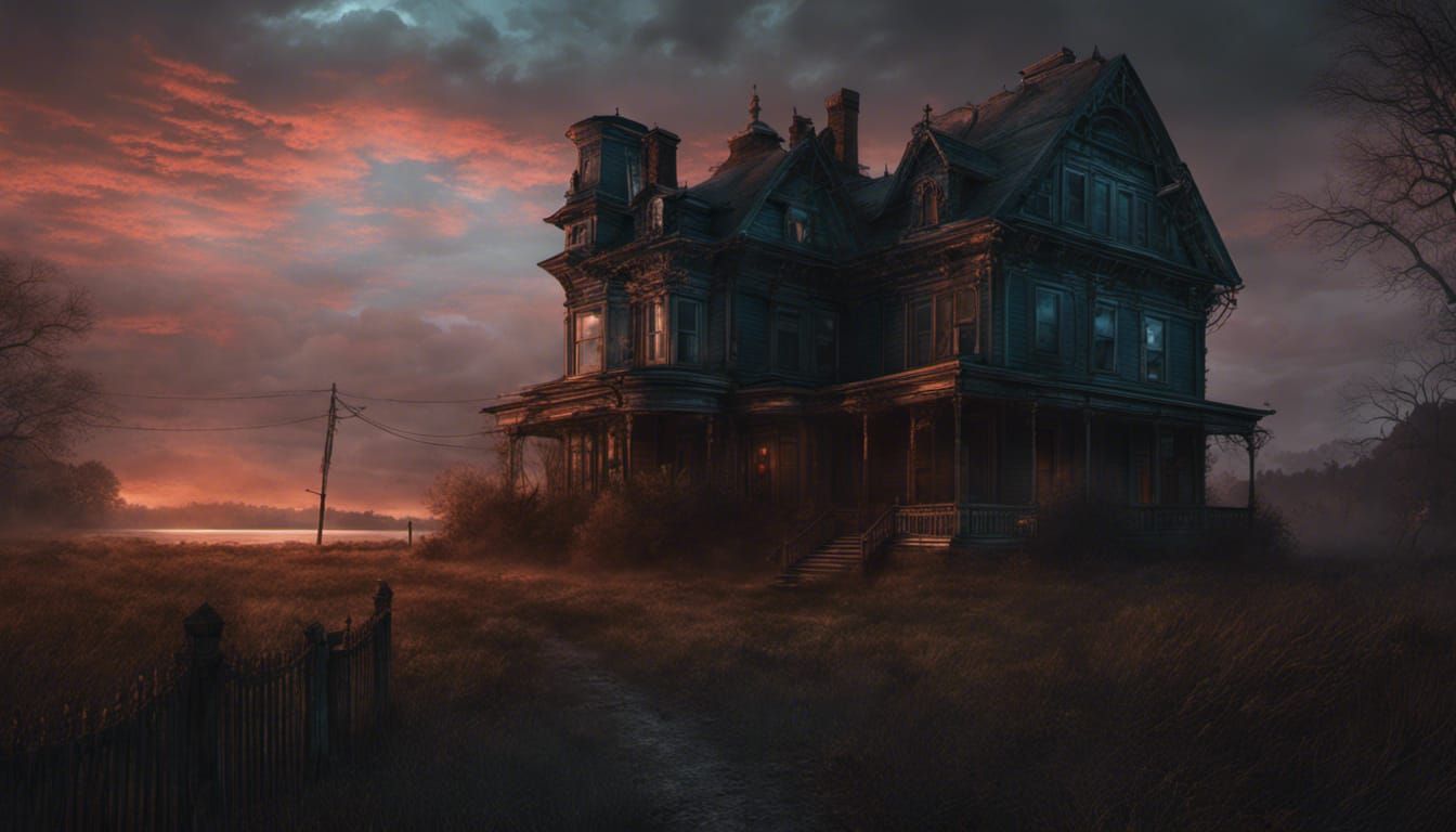 Intricate Digital Painting Inspired by Stephen King