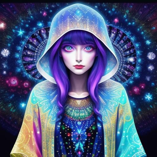 Psychedelic Lucy in the Sky with Diamonds