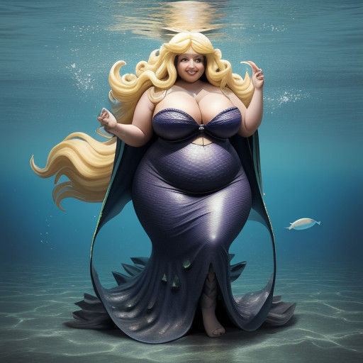 Cyberpunk Mermaid Rescue Scene in Vibrant Colors