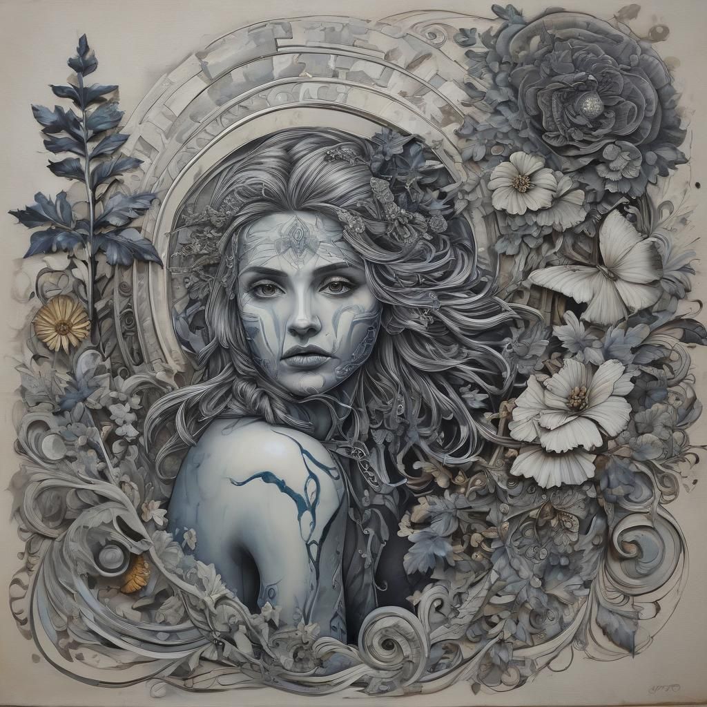 Dreamlike Fantasy Character Painting