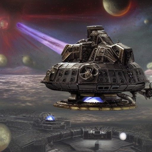 Warhammer 40k Extremely Detailed Mechanical Masterpiece Ufo