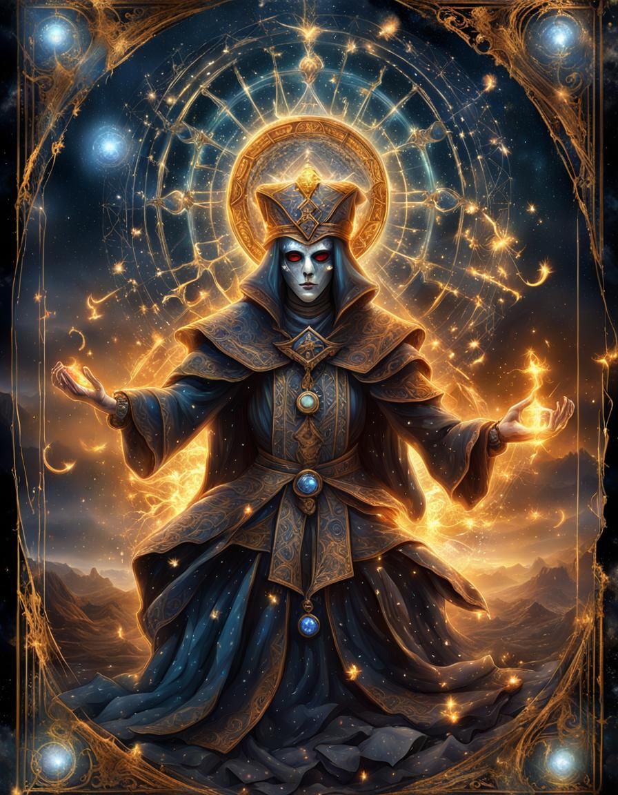 The Dark Puppeteer Tarot Card