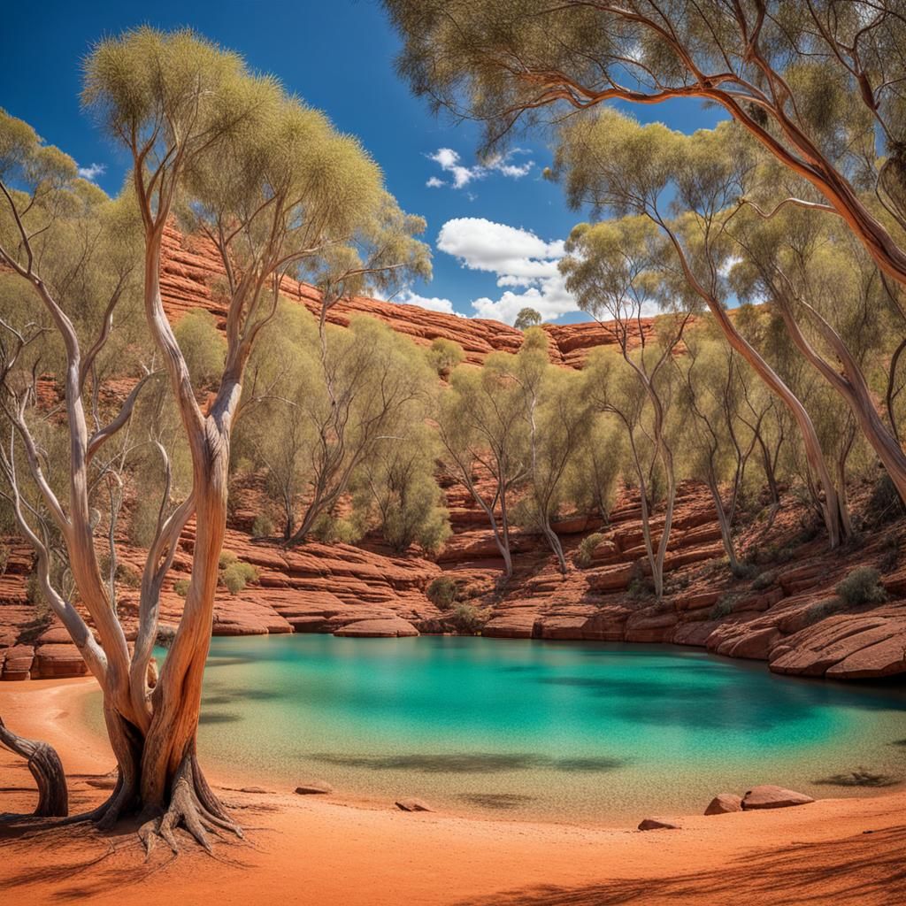 Australian Outback Paradise Oasis
