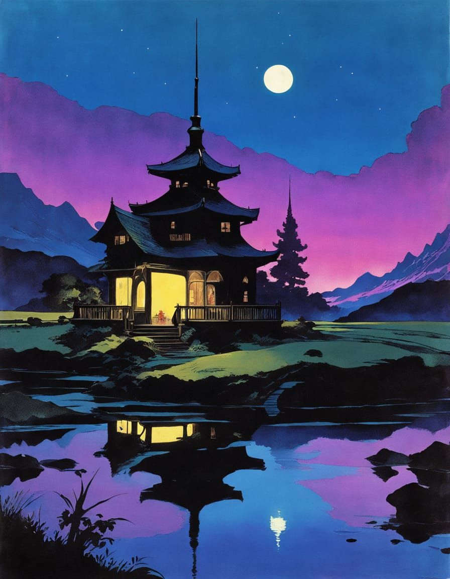 ephemera, satiny, expressive linework