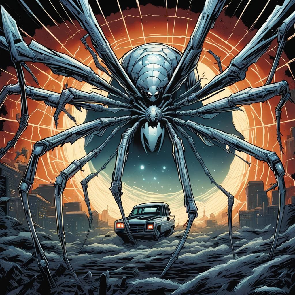 Ghost Spider Comic Book Art