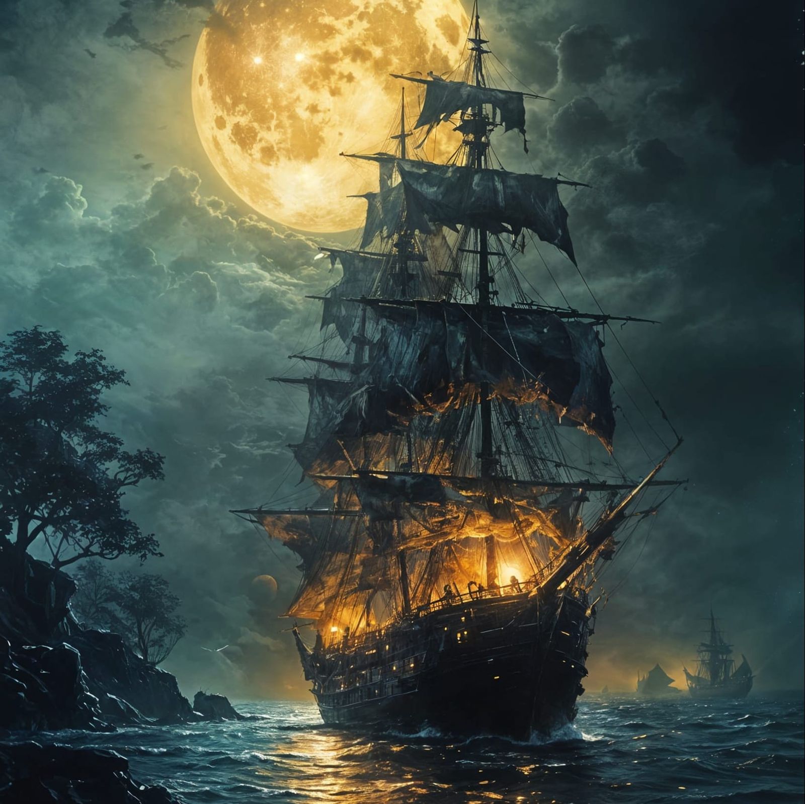 "Abyss of Darkness"- fantasy illustration