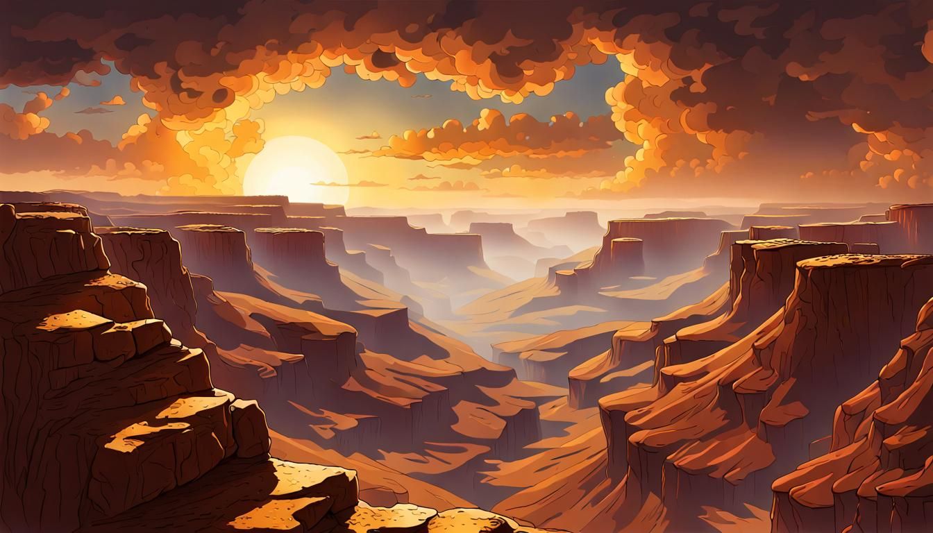Canyon of the Silencers: A Golden Landscape