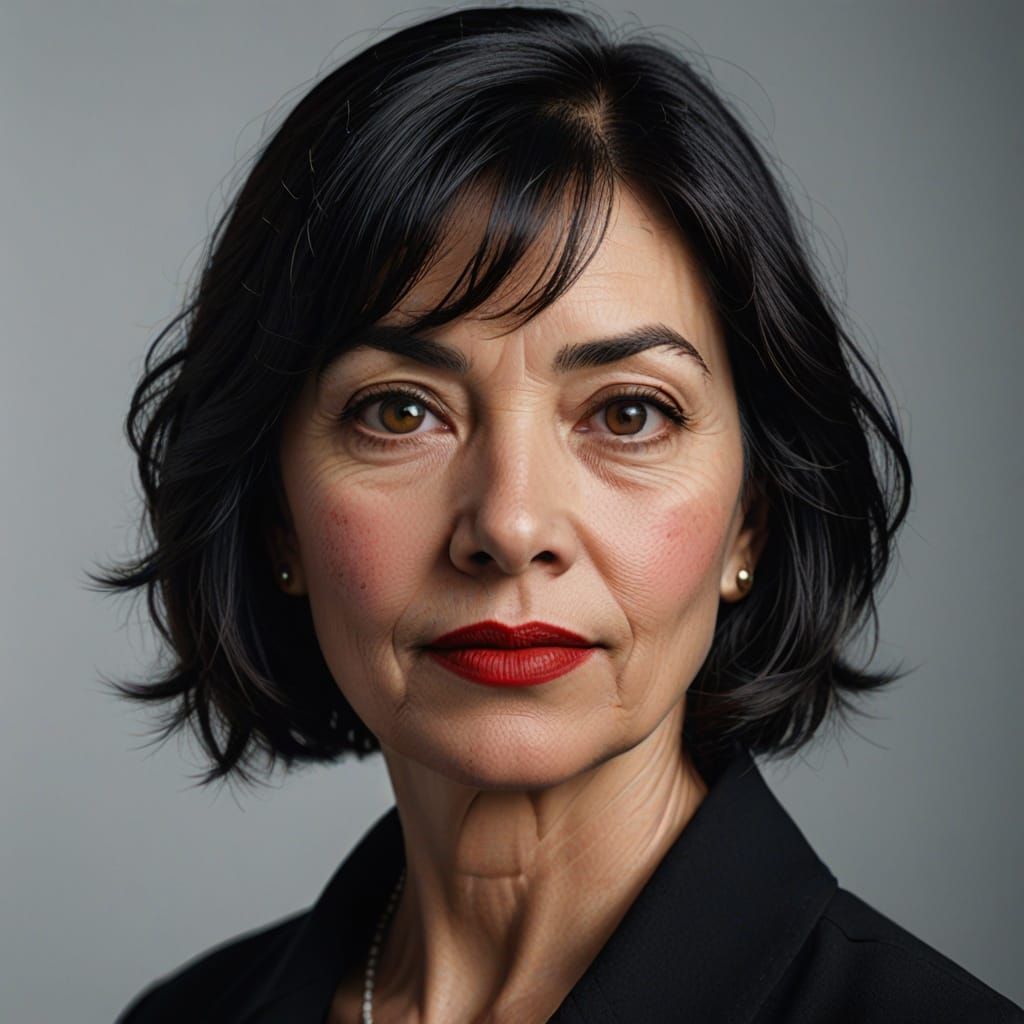 A Photorealistic Portrait of a Confident Woman