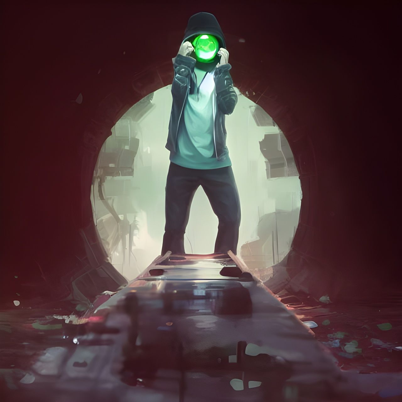 Antisepticeye Portrait: Glitching Digital Art