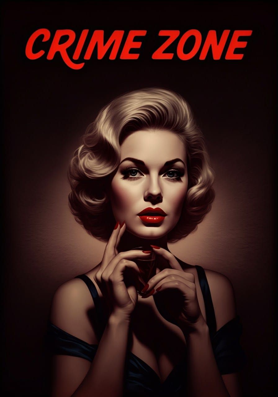 1950s Magazine Portraits in Chiaroscuro Lighting