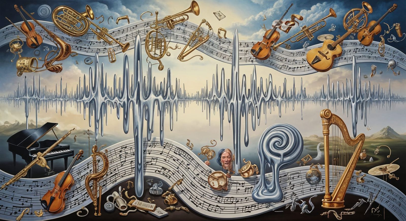 Surreal Musical Creativity in Ethereal Fantasy Style