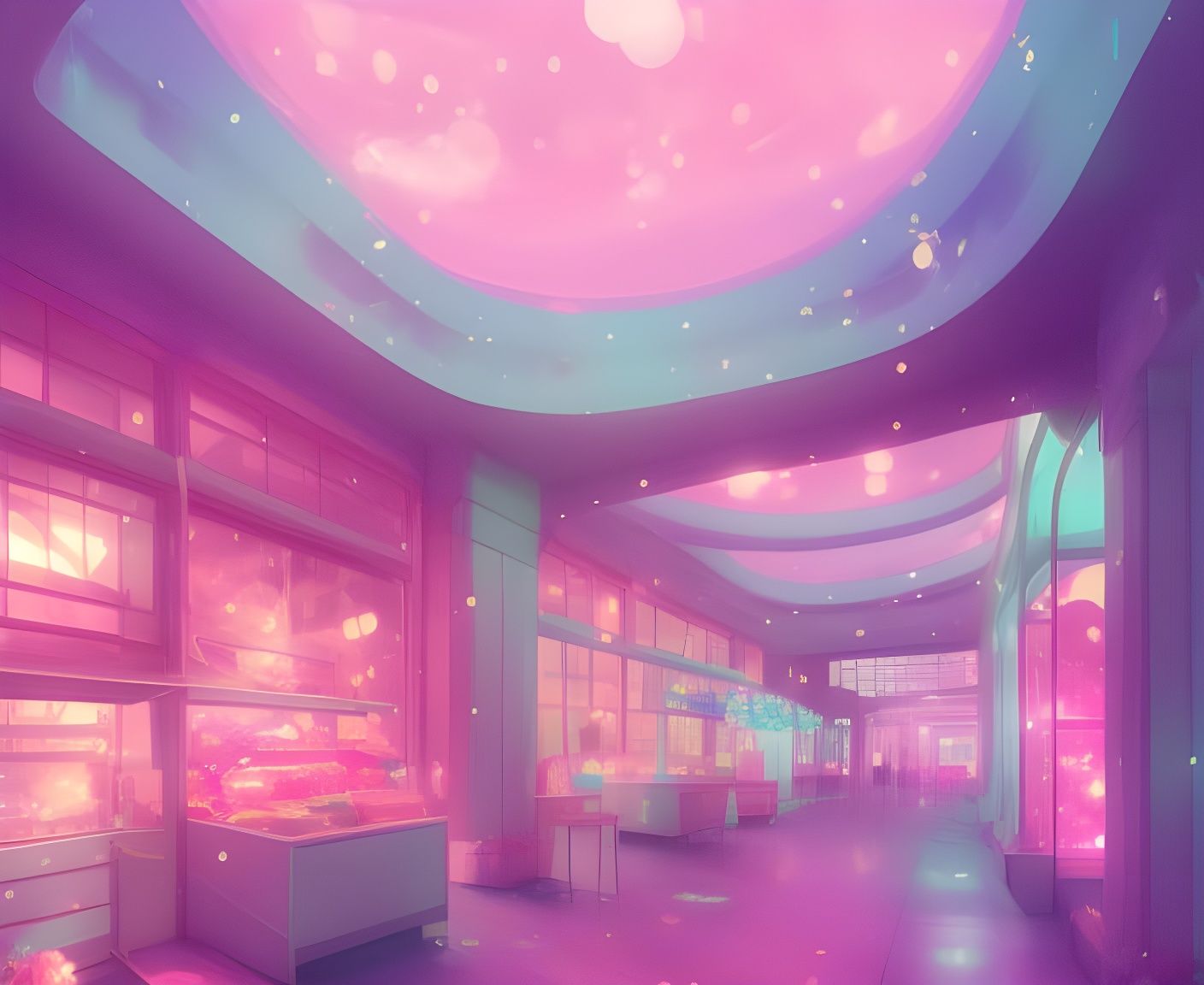 dreamy shopping mall