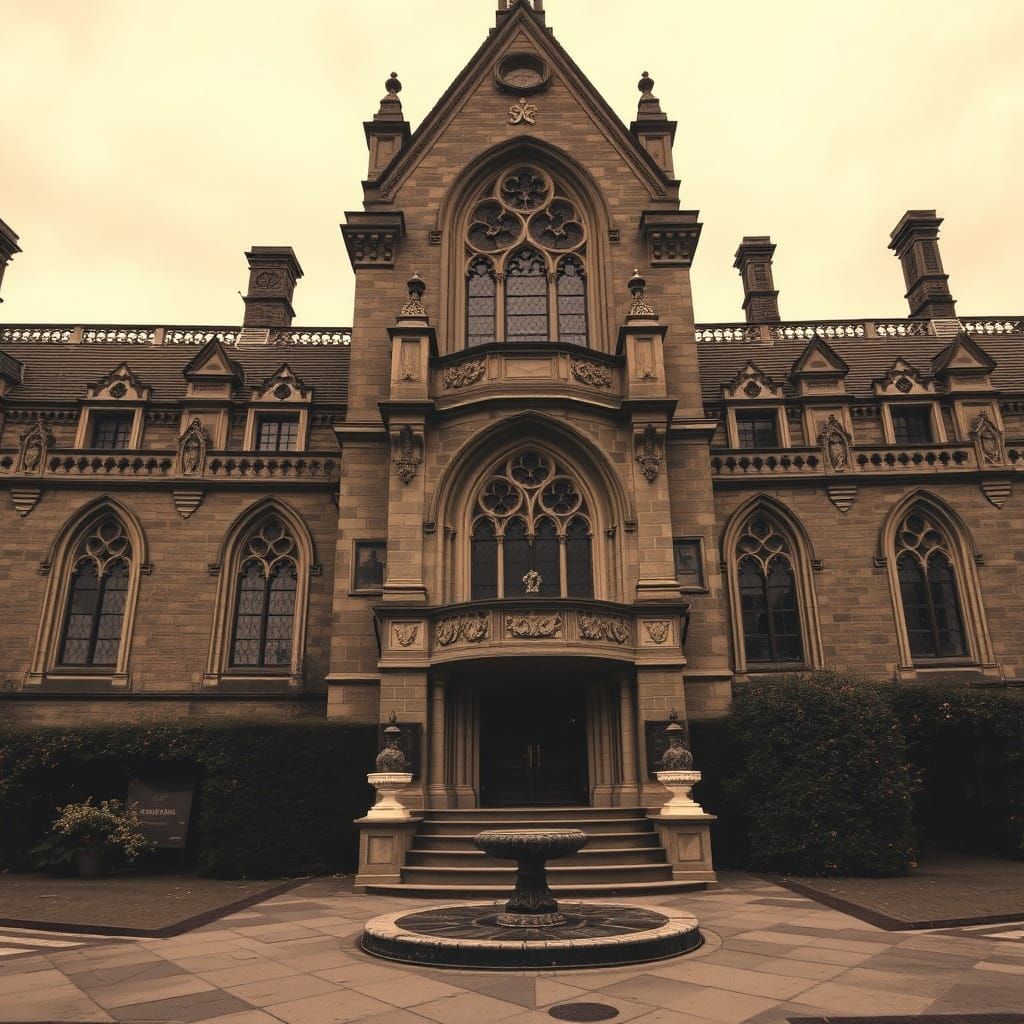 Gothic Sepia Splendour