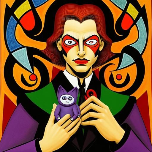 Surreal Abstract Art of Hopeful Symbols