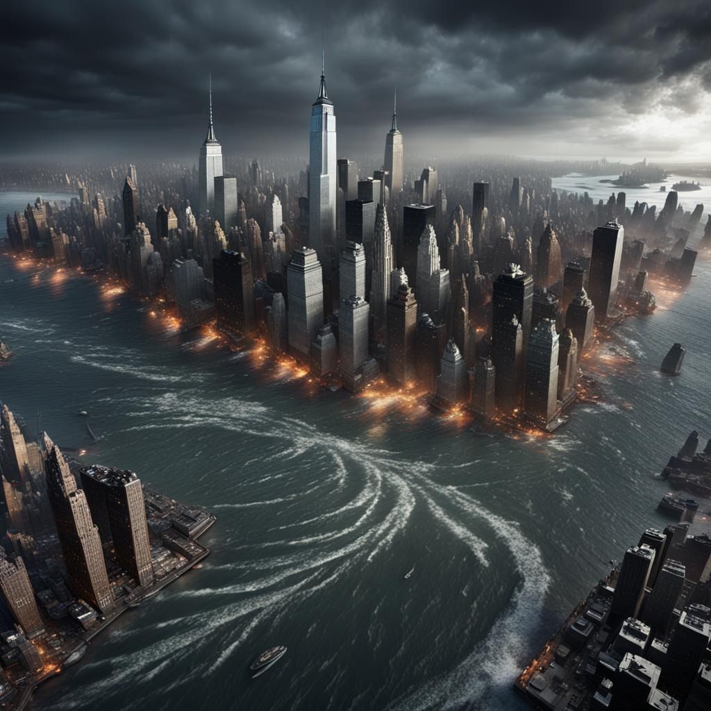 Tsunami Devastates New York City: Apocalyptic Destruction